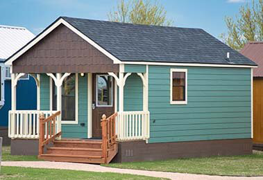 lelands chisholm trail cabin exterior front small - Leland's Cabins on Designing Spaces