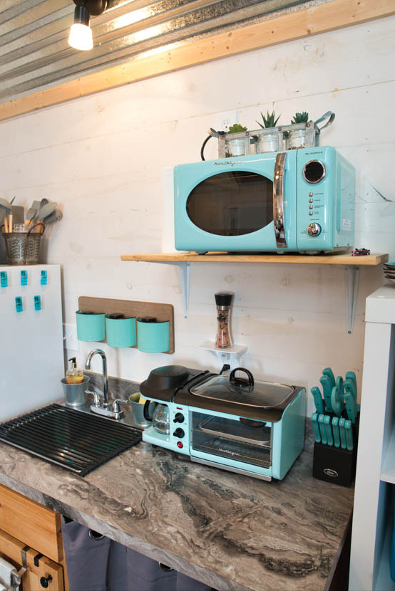 Norris Interior1 - 10 DIY Kitchen Storage Ideas for Small Cabins