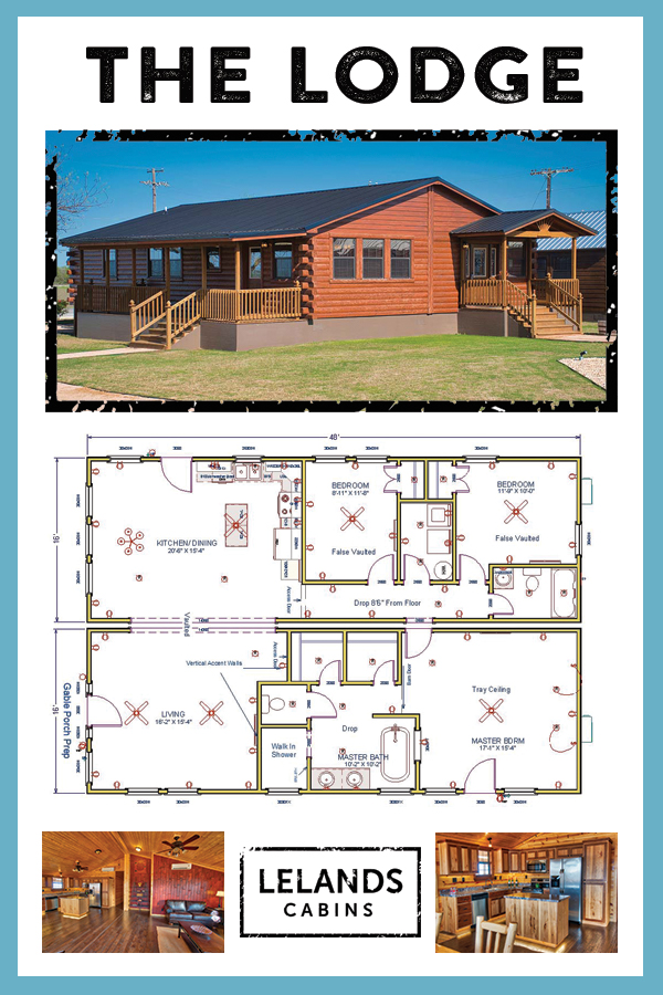 lodge floorplan PT - Choosing your Cabin Builder - CUSTOM BUILT VS. COOKIE CUTTER