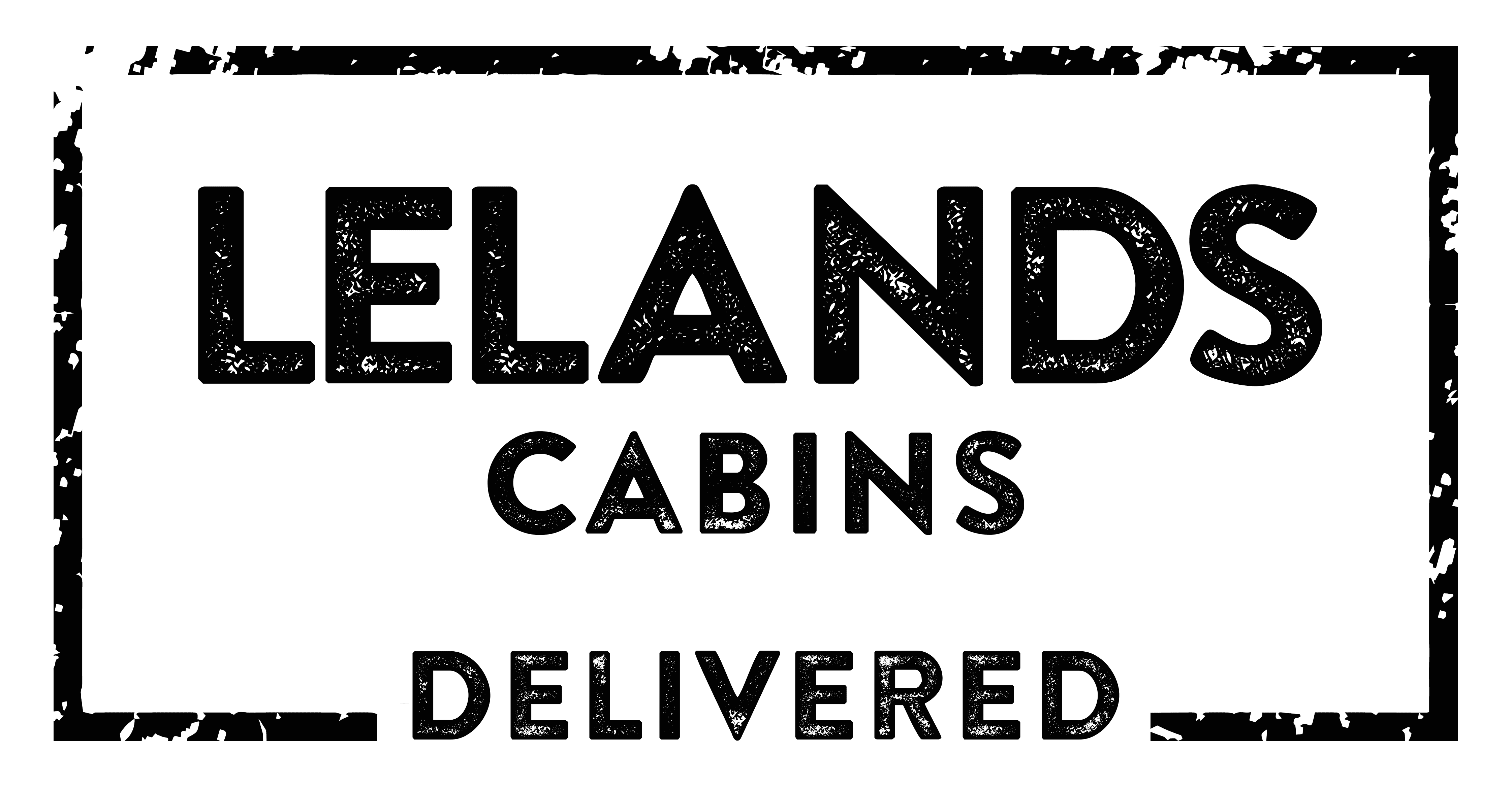 Cabins Blk Rebrand Logo transparent with Blk - Leland's Cabins Certified Modular Cabins and Tiny Homes