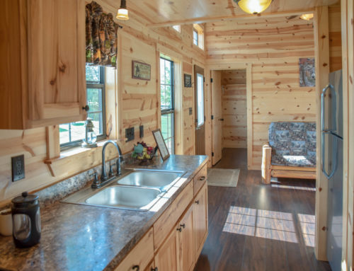 The Leland’s Cabins Brazos Series – a multi-functional tiny cabin. 